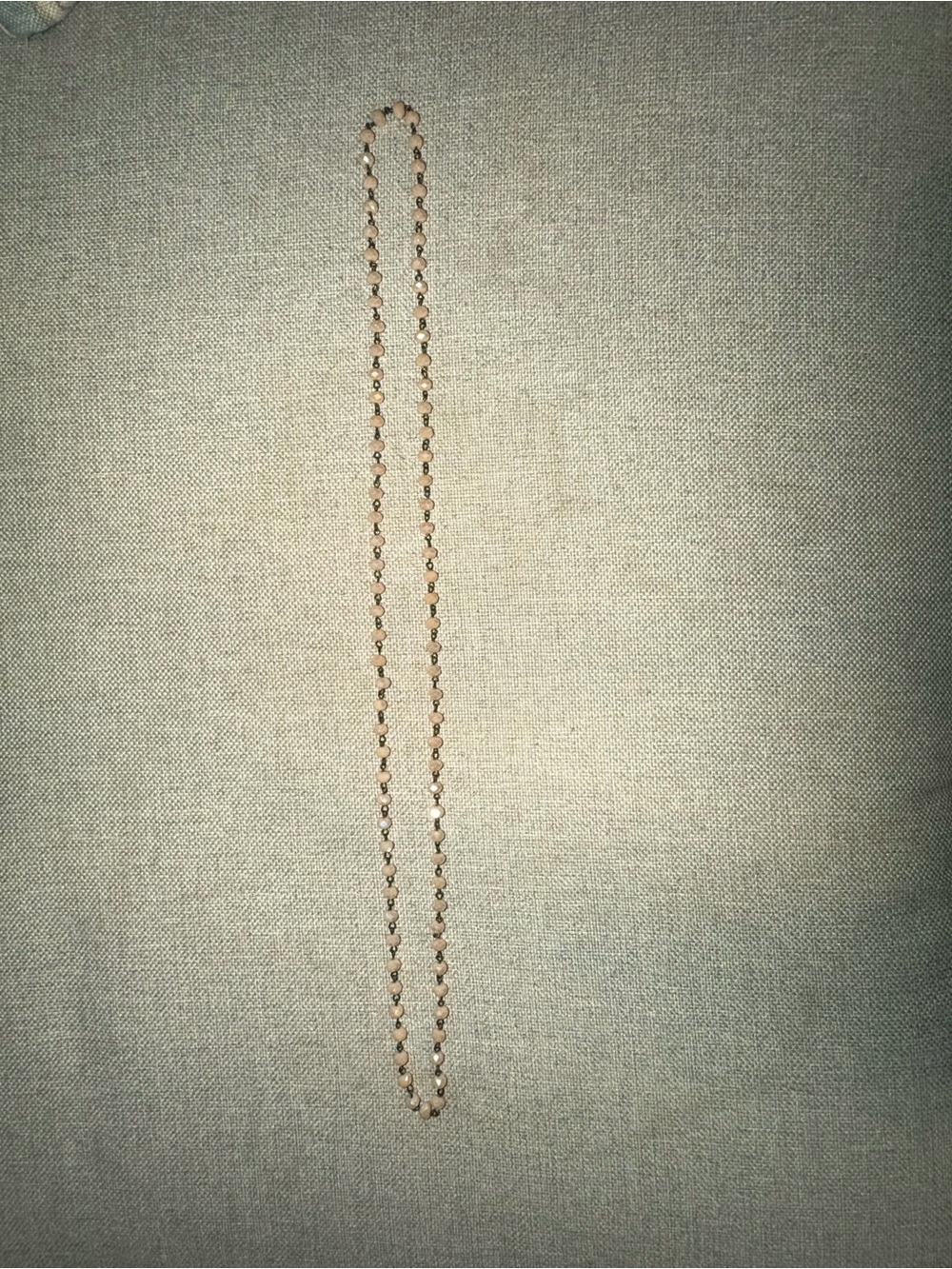 Delicate Rose Gold Beaded Necklace - Women Jewelry